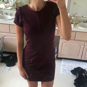 MOVING SALE! Maroon Knit Dress from Aqua